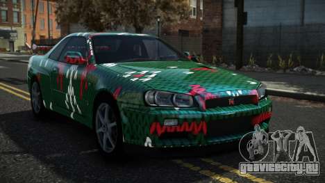 Nissan Skyline R34 Drujo S13 для GTA 4