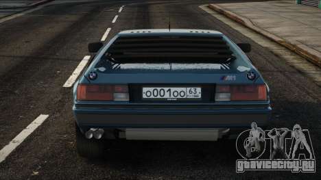 Bmw M1 Stock для GTA San Andreas