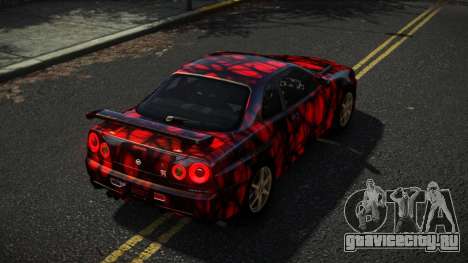 Nissan Skyline R34 Nazuxy S10 для GTA 4