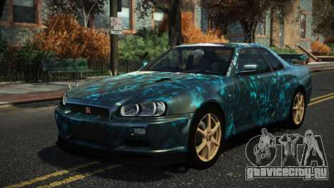 Nissan Skyline R34 Nazuxy S3 для GTA 4