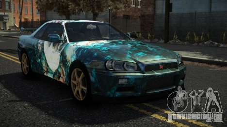 Nissan Skyline R34 Nazuxy S3 для GTA 4