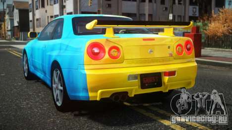 Nissan Skyline R34 Drujo S7 для GTA 4