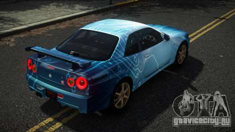 Nissan Skyline R34 Nazuxy S11 для GTA 4