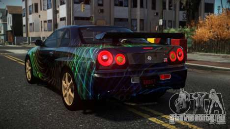 Nissan Skyline R34 Nazuxy S6 для GTA 4