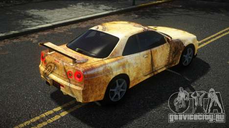 Nissan Skyline R34 Drujo S9 для GTA 4