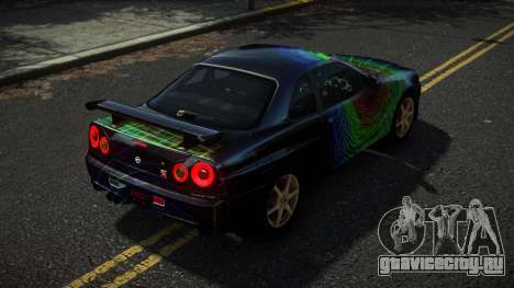 Nissan Skyline R34 Nazuxy S6 для GTA 4