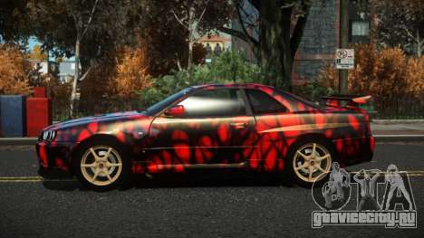 Nissan Skyline R34 Nazuxy S10 для GTA 4