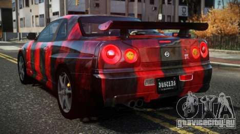 Nissan Skyline R34 Cusvar S12 для GTA 4