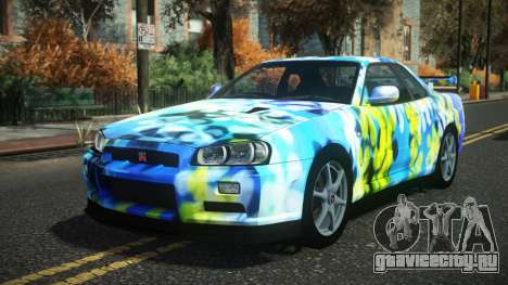 Nissan Skyline R34 Drujo S5 для GTA 4
