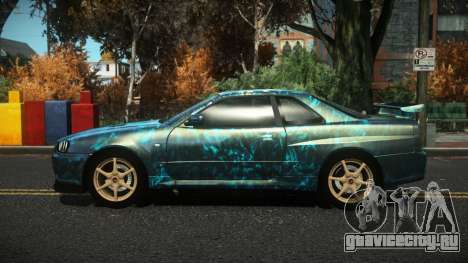 Nissan Skyline R34 Nazuxy S3 для GTA 4