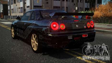 Nissan Skyline R34 Nazuxy S2 для GTA 4