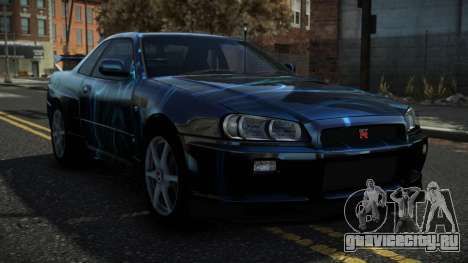 Nissan Skyline R34 Drujo S2 для GTA 4