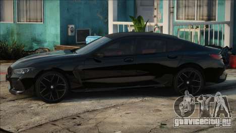 BMW M8 Competition Gran Coupe Black для GTA San Andreas