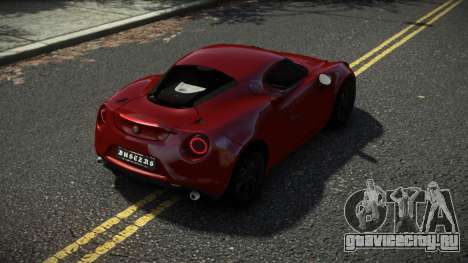 Alfa Romeo 4C Serdum для GTA 4