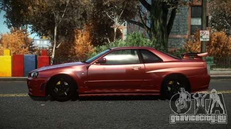 Nissan Skyline R34 Quwhit для GTA 4