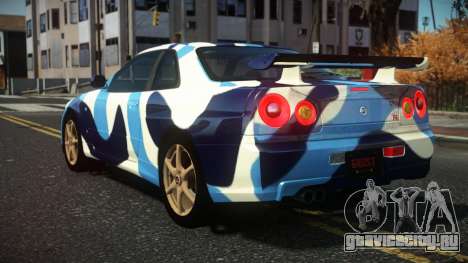 Nissan Skyline R34 Nazuxy S8 для GTA 4