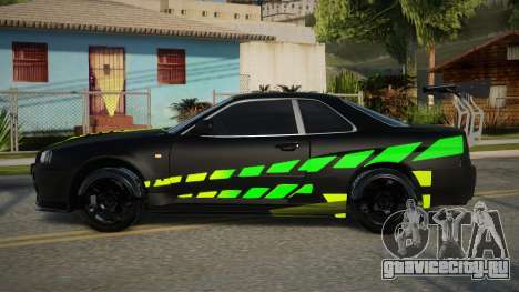 Nissan Skyline R34 GPJ для GTA San Andreas