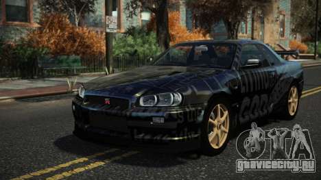 Nissan Skyline R34 Nazuxy S2 для GTA 4