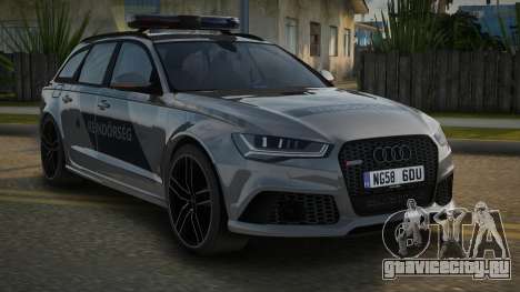 Audi RS6 PDSA для GTA San Andreas