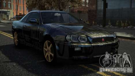 Nissan Skyline R34 Nazuxy S2 для GTA 4