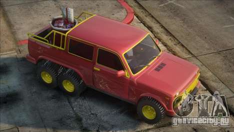 Lada Niva 6x6 New Year для GTA San Andreas