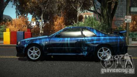 Nissan Skyline R34 Drujo S2 для GTA 4