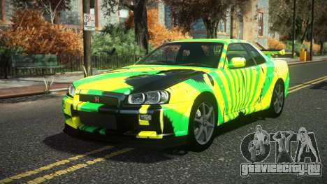 Nissan Skyline R34 Cusvar S13 для GTA 4