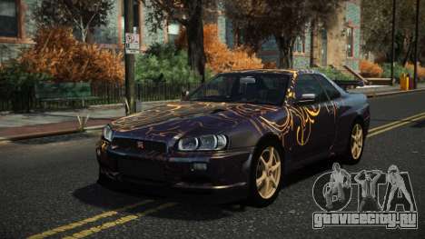 Nissan Skyline R34 Nazuxy S7 для GTA 4