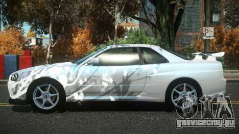 Nissan Skyline R34 Drujo S12 для GTA 4