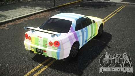 Nissan Skyline R34 Cusvar S4 для GTA 4