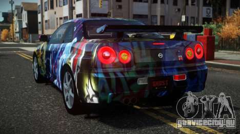 Nissan Skyline R34 Drujo S3 для GTA 4