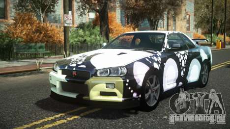 Nissan Skyline R34 Cusvar S7 для GTA 4