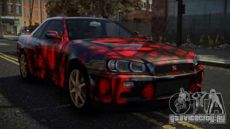 Nissan Skyline R34 Nazuxy S10 для GTA 4