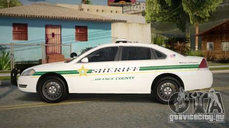 2012 Chevrolet Impala OCSO для GTA San Andreas