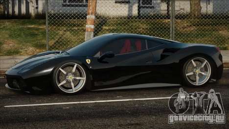Ferrari 488 GTB Black для GTA San Andreas