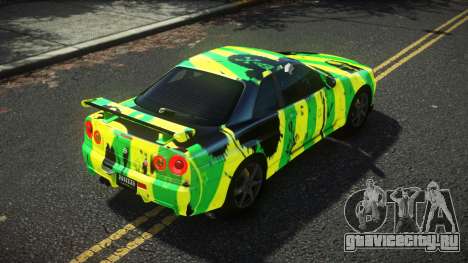 Nissan Skyline R34 Cusvar S13 для GTA 4