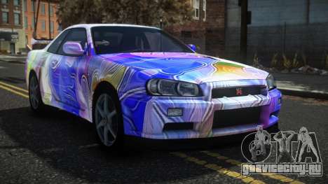 Nissan Skyline R34 Drujo S11 для GTA 4