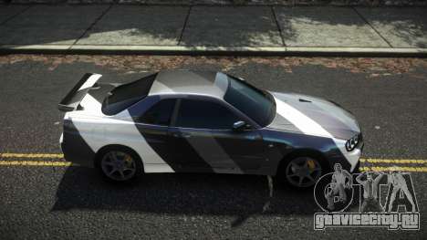 Nissan Skyline R34 Cusvar S14 для GTA 4