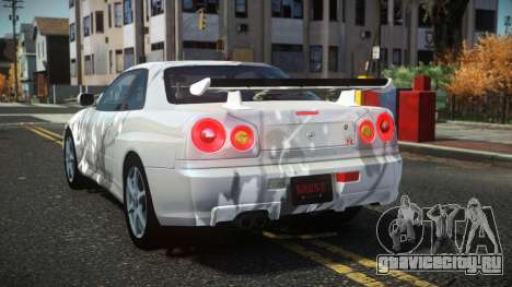 Nissan Skyline R34 Drujo S12 для GTA 4