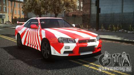 Nissan Skyline R34 Cusvar S5 для GTA 4