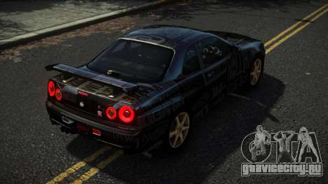 Nissan Skyline R34 Nazuxy S2 для GTA 4