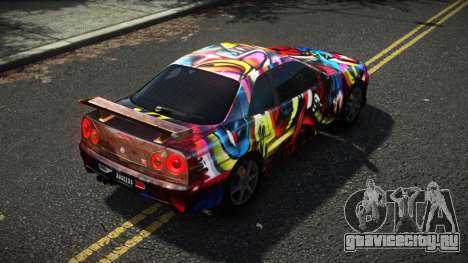 Nissan Skyline R34 Cusvar S10 для GTA 4