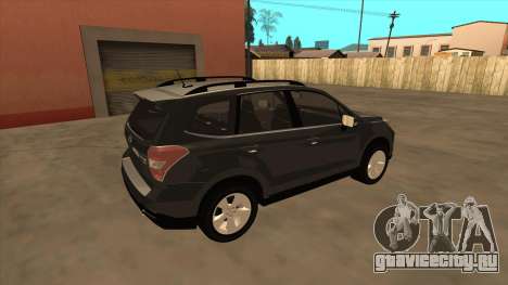 2014 Subaru Forester для GTA San Andreas