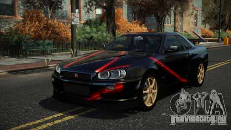 Nissan Skyline R34 Nazuxy S12 для GTA 4