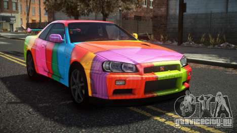 Nissan Skyline R34 Cusvar S1 для GTA 4