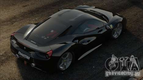 Ferrari 488 GTB Black для GTA San Andreas