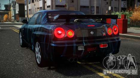Nissan Skyline R34 Drujo S2 для GTA 4