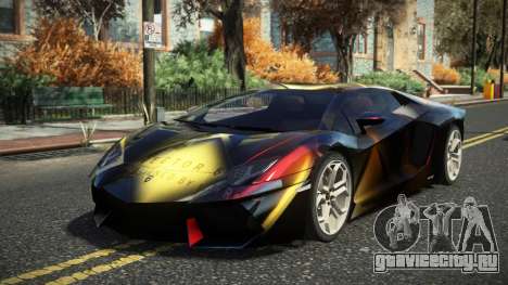 Lamborghini Aventador Grefux S11 для GTA 4