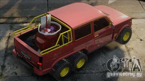 Lada Niva 6x6 New Year для GTA San Andreas