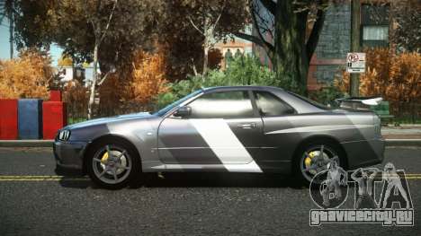 Nissan Skyline R34 Cusvar S14 для GTA 4